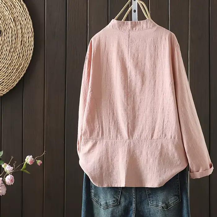Cardigan en coton brodé pour femme