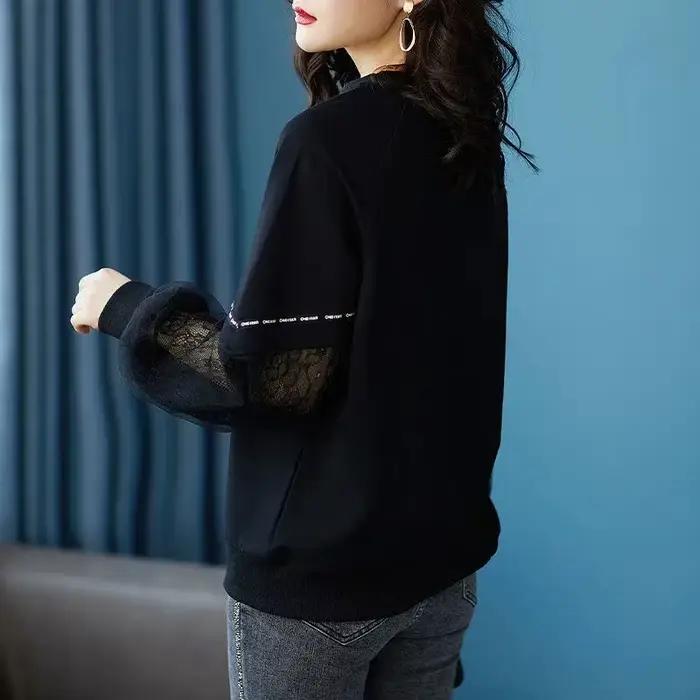 Pulls en patchwork de dentelle pour femmes