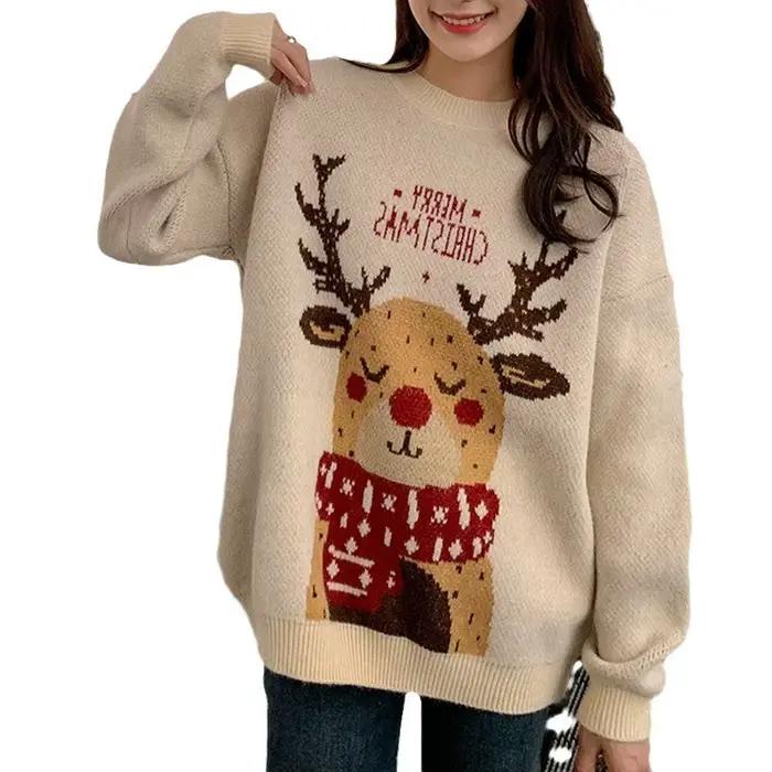 Pull de dessin animé pour femmes
