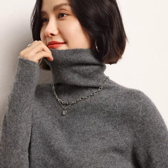 Pull en cachemire 100% pour femme