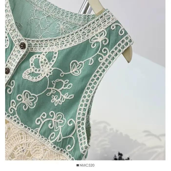 Gilet brodé pour femme