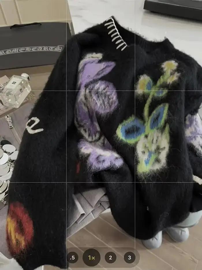 Pulls à col rond Harajuku pour femmes