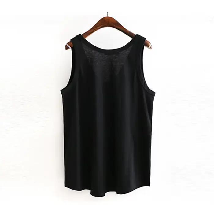 Simple polyvalent gilet haut femmes 2026 nouvelle mode