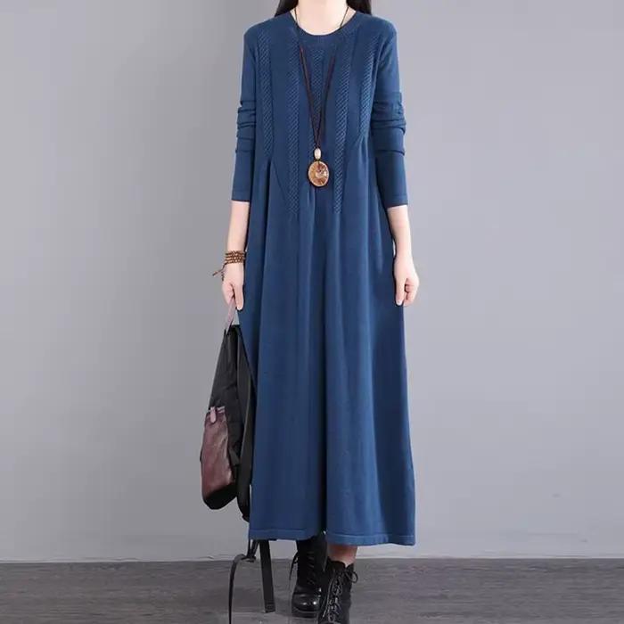 Ropa De Mujer nouveaux Pulls femme vêtements ample longue robe pull printemps automne femmes