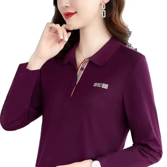 Polo à manches longues pour femme