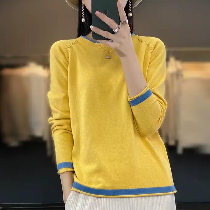 Pull à col rond pour femme