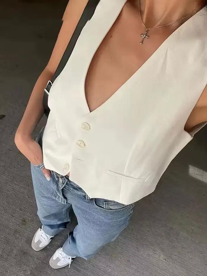 HH mode femmes gilet sans manches gilets