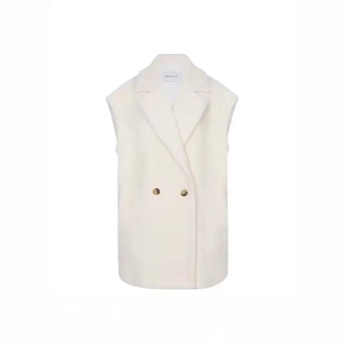 Manteau en fausse fourrure d'agneau pour femme