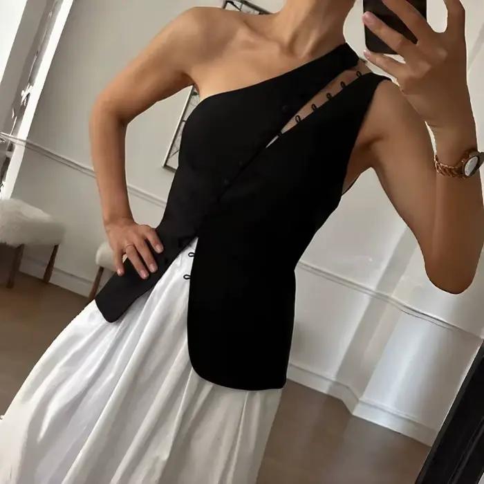 Gilet sans manches au Design élégant pour femmes
