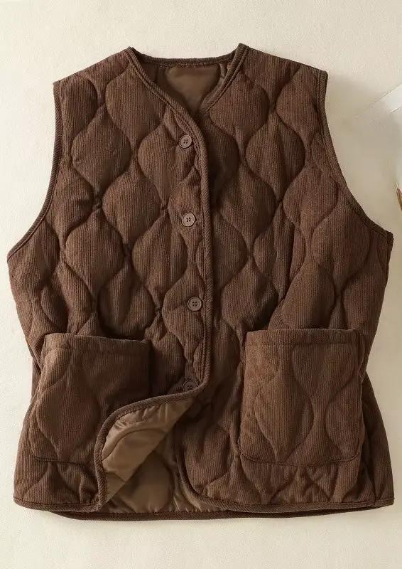 Veste gilet rétro pour femmes
