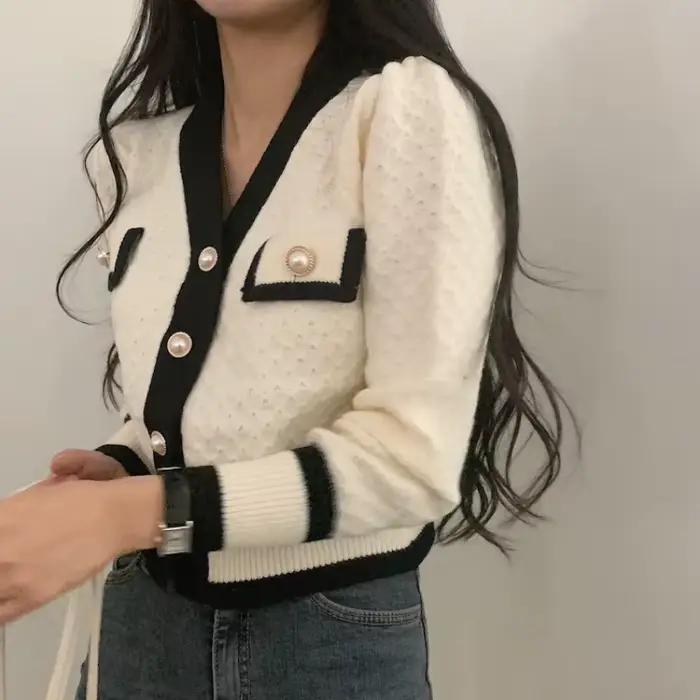 Cardigan en tricot pour femme