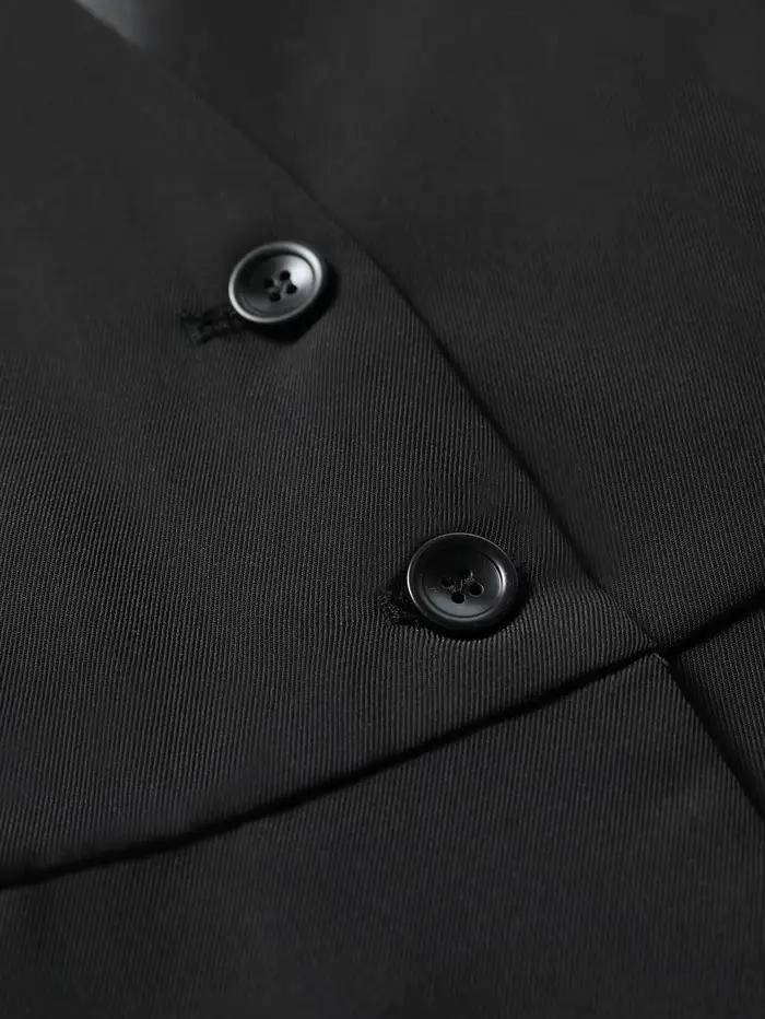 Gilet péplum élégant à col en v pour femmes
