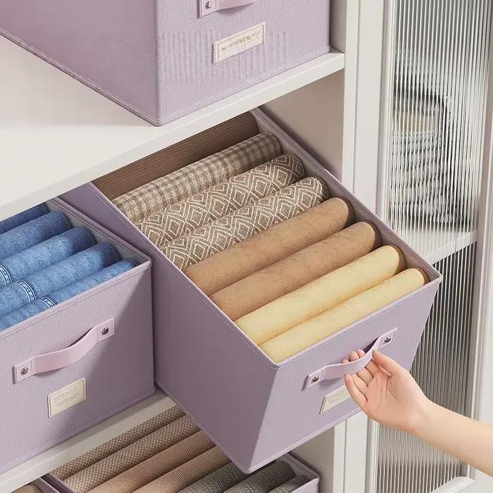 1PC Panier de rangement Oxford pour vêtements et jouets