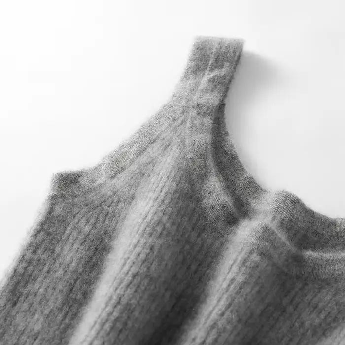 Camisole en tricot à col rond pour femme
