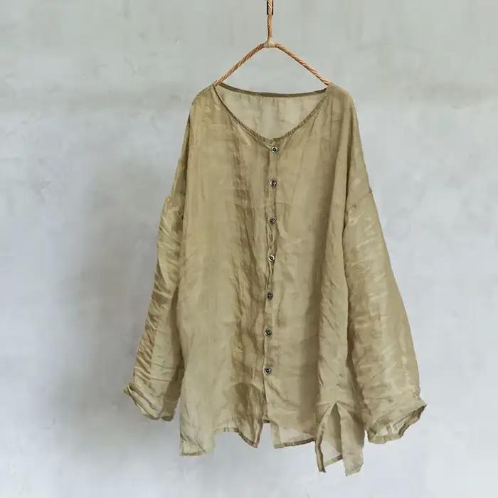 Cardigan fin à col rond pour femmes