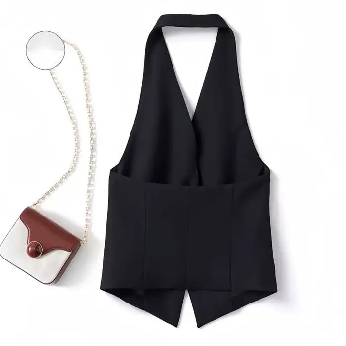 Gilets à simple boutonnage pour femmes