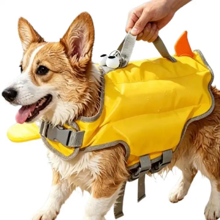 Gilet de natation pour chien, vêtements imperméables et respirants, veste flottante pour chiot, petit et moyen animal de compagnie, piscine, extérieur, lac, rivière