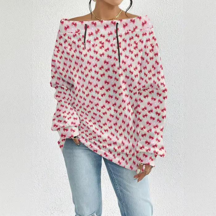 Sweat-shirt Sexy rose vif pour femmes