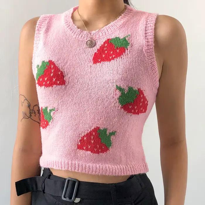 Pull en fibre douce avec glaçure pour femme