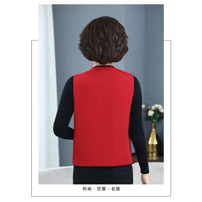 Gilet décontracté pour femmes d'âge mûr