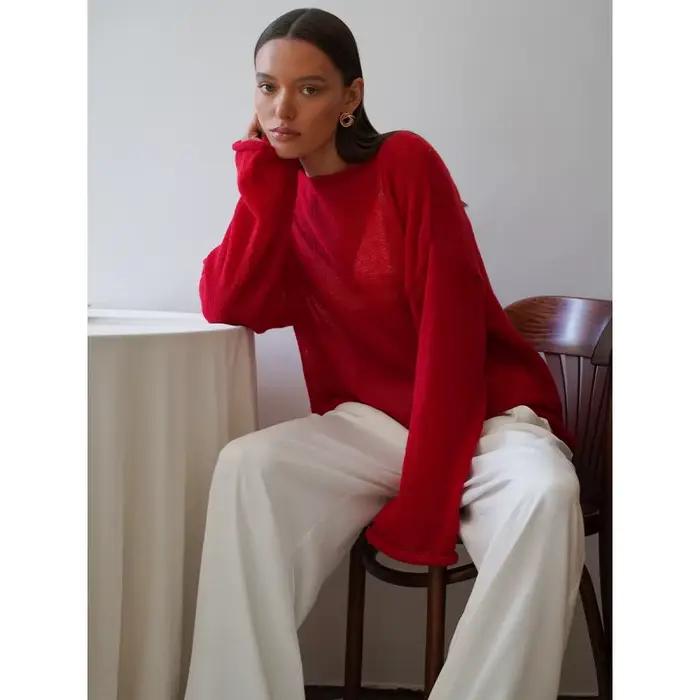 Pull ajouré pour femmes