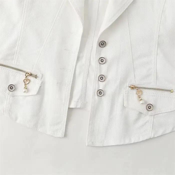 Gilet en Jean femme 2025 nouvelles dames veste