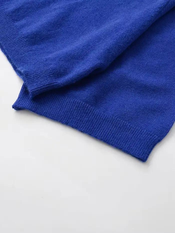 NLZGMSJ – pull tricoté décontracté pour femme