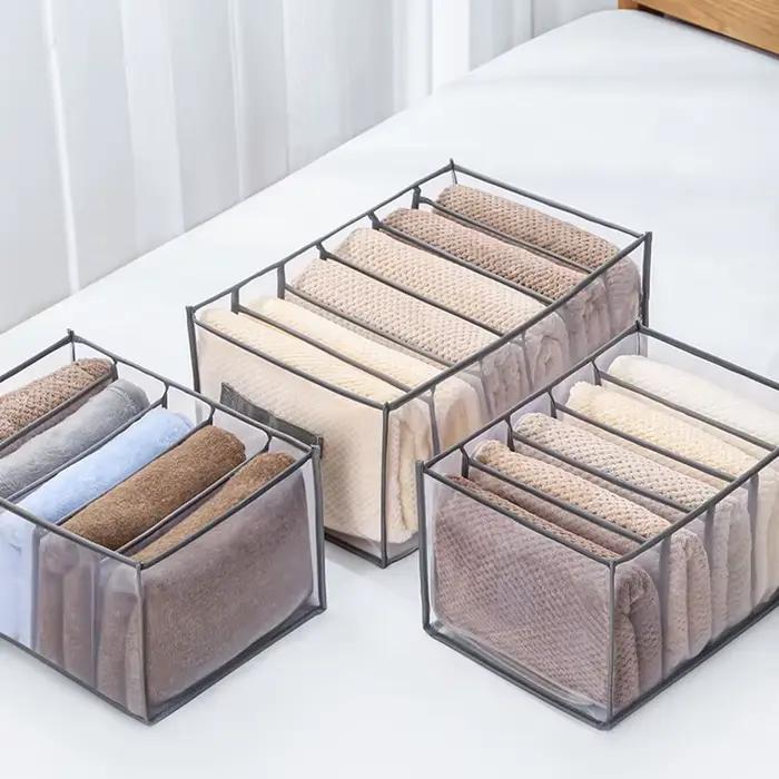 Boîtes de rangement pour vêtements pull