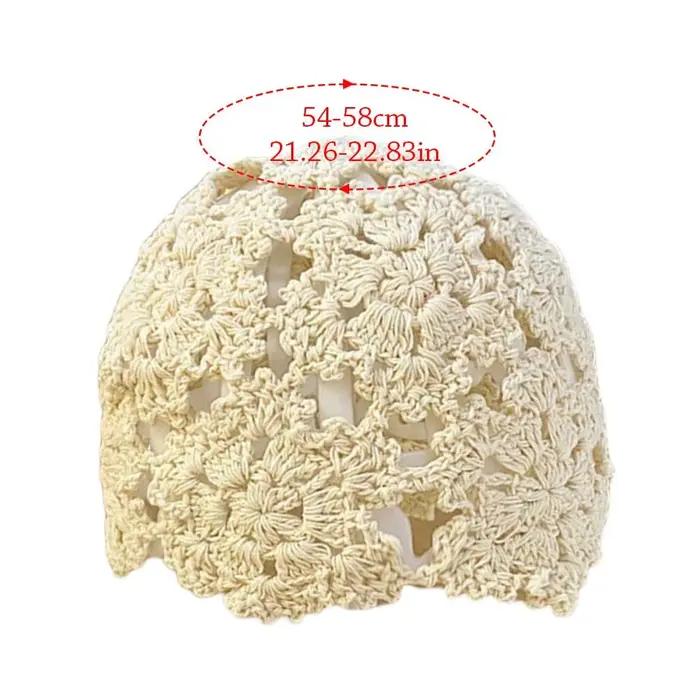 Béret en dentelle respirante pour femme