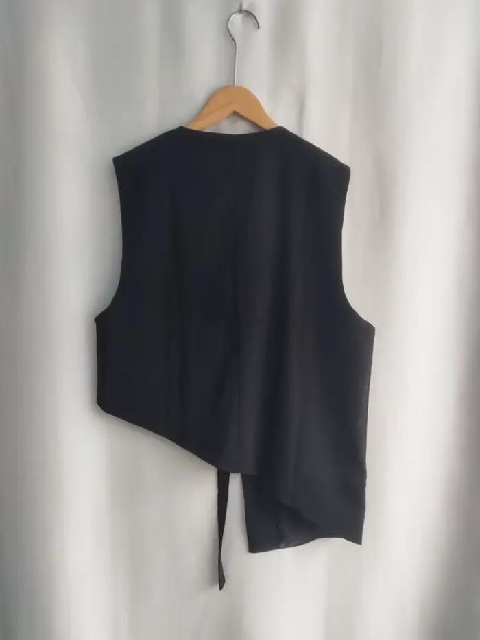 Gilet brodé noir de Style chinois pour femmes