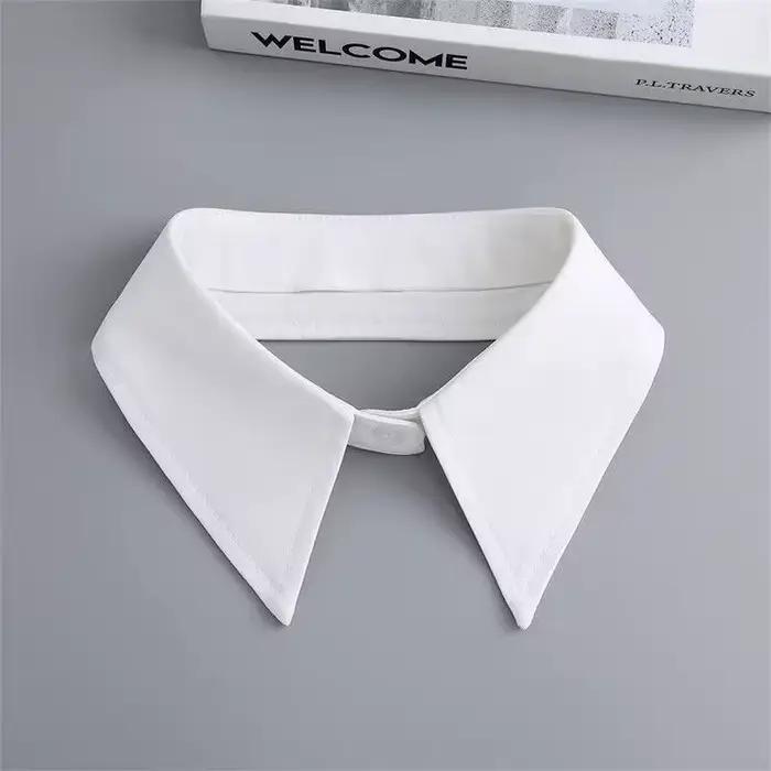 Faux col détachable, accessoire de mode pour chemisier, pull, chemise, col à revers, accessoires déc
