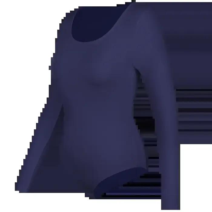Sous-vêtement thermique à col rond pour femme, combinaison de batterie, coton, doublé sourire, chemi