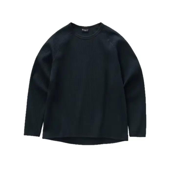 Nouveau T-shirt léger 2026 en tissu gaufré absorbant la transpiration et séchant rapidement, pull re