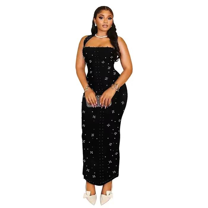 Haut en tricot irrégulier jupe longue femme ensemble noué couleur unie hauts courts taille cintré ju