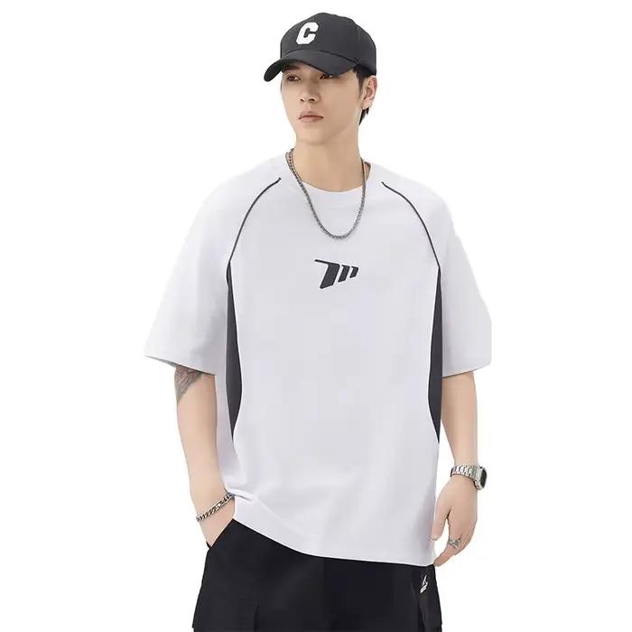T-shirt à manches courtes col rond pour homme, mode jeune, coton, été, léger, imprimé, décontracté, confortable, respirant