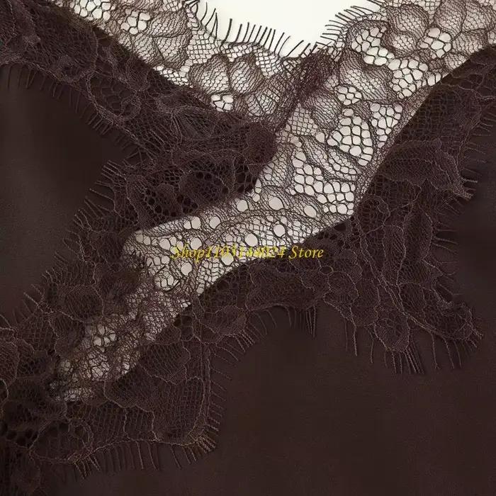Gilet sans manches en mélange de polyester pour femme