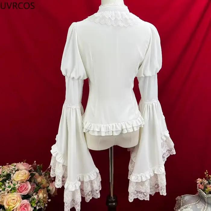 Chemisier victorien vintage Lolita pour femme