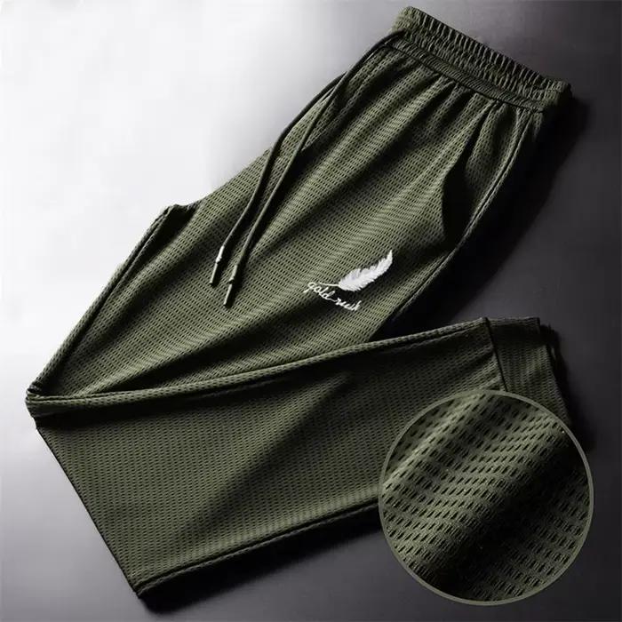 Pantalon léger à séchage rapide pour homme, mode, randonnée, jogging, course à pied, respirant, entraînement, salle de sport, rinçage, pantalon athlétique noué