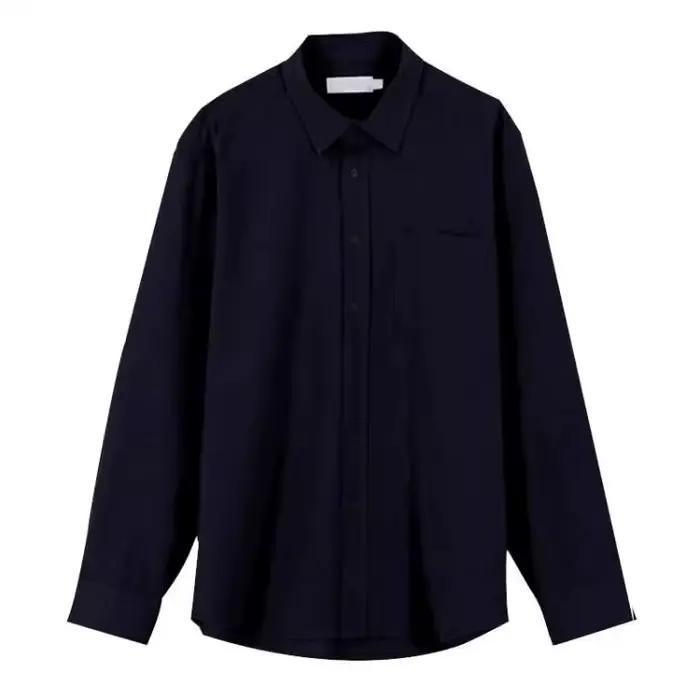 Chemise à manches longues haut de gamme pour homme, nouveau style printemps-automne, veste décontractée et ample
