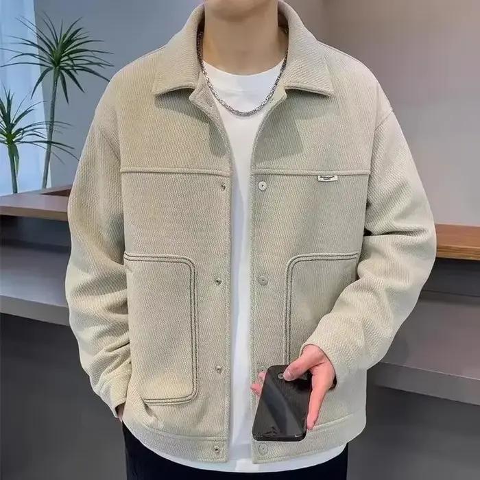 Veste pour hommes de haute qualité homme manteau élégant printemps automne marques originales pas cher vente vêtements mode 2025 livraison rapide Joker