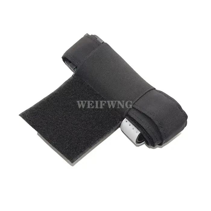 Support de garrot élastique tactique, pochette EDC, porte-plaque, plate-forme de poitrine, gilet, ceinture, sac à outils de survie, support de rangement sécurisé