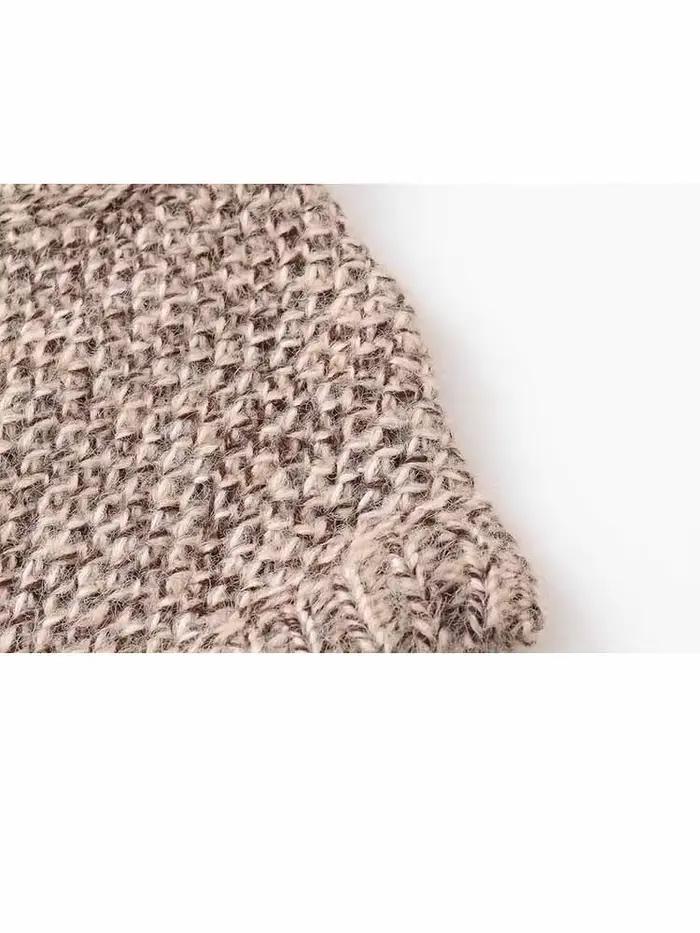 Gilet sans manches en tricot chaud pour femme