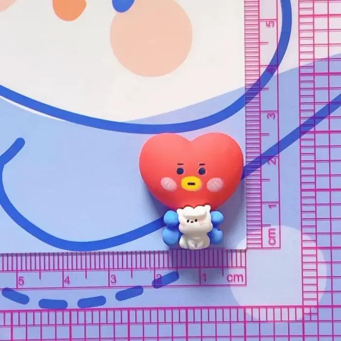 Koya RJ Shooky Man Tata Chimmy Cooky DIY Cartoon Cute Shoe Buckle Three-dimensional