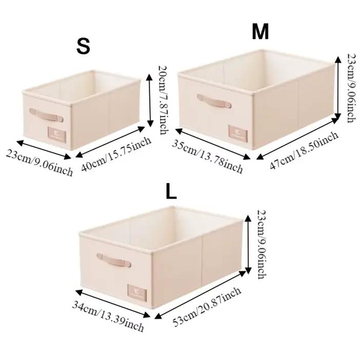 Boîte de rangement pliable durable pour vêtements