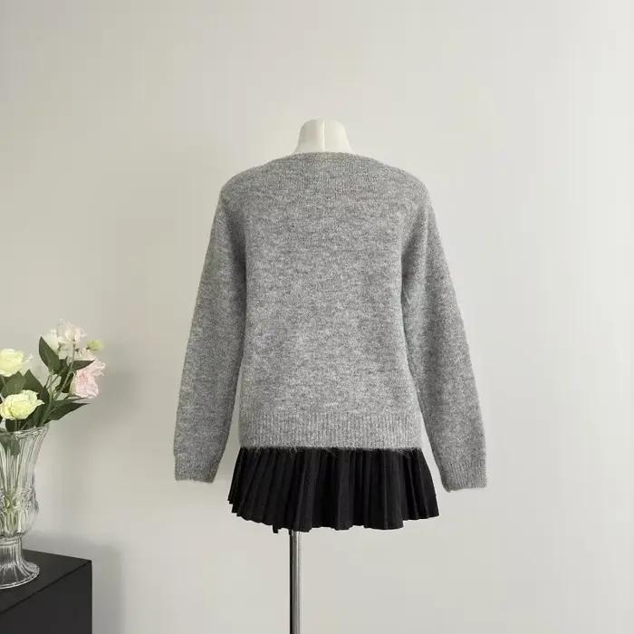 Femmes pull Cardigan 2024 automne Wintter nouveauté cachemire noir