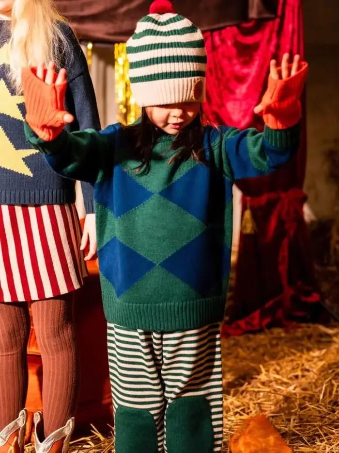 Pull Leggings en Tricot pour Bébé Garçon et Fille de 2 à 10 Ans, Vêtements d'Hiver