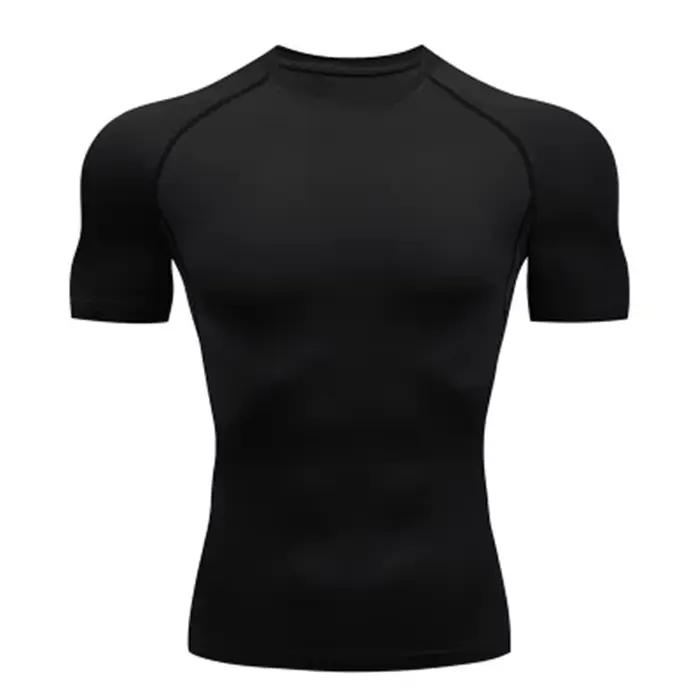 T-shirt de compression élastique respirant pour homme