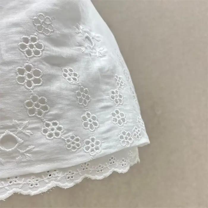 Débardeur femme Nouveau haut sans manches brodé de fleurs pour l'été 2026 Corset sexy dos nu