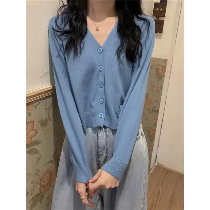 Cardigan Triblockchain à Manches sulfpour Femme