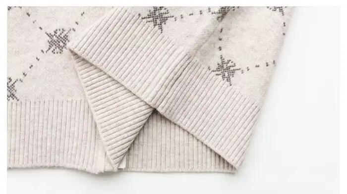 Cardigan pour femmes fermeture éclair court tricots femme vêtements nouveau imprimé Vintage dames pull veste mode mère tricot manteau